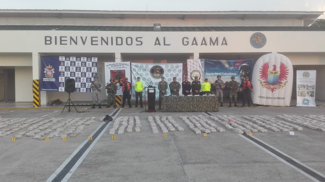 Incautacion de marihuana Cargamento de marihuana incautada