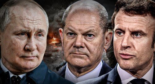 image for Macron y  Scholz instan a Putin a terminar con la guerra en Ucrania show