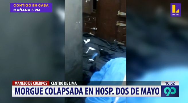 Hospital Dos de Mayo colapsa en su morgue image for Hospital Dos de Mayo colapsa en su morgue