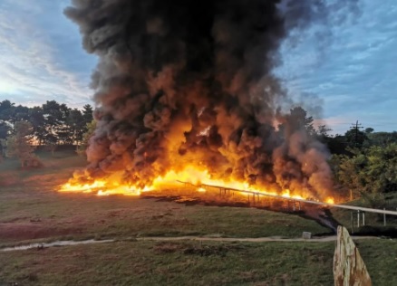Explosión en oleoducto de Barrancabermeja image for Explosión en oleoducto de Barrancabermeja