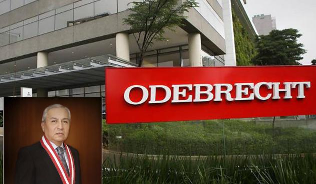 Noticias de Odebrecht en Peru Montaje de foto de un fiscal peruano y Odebrecht