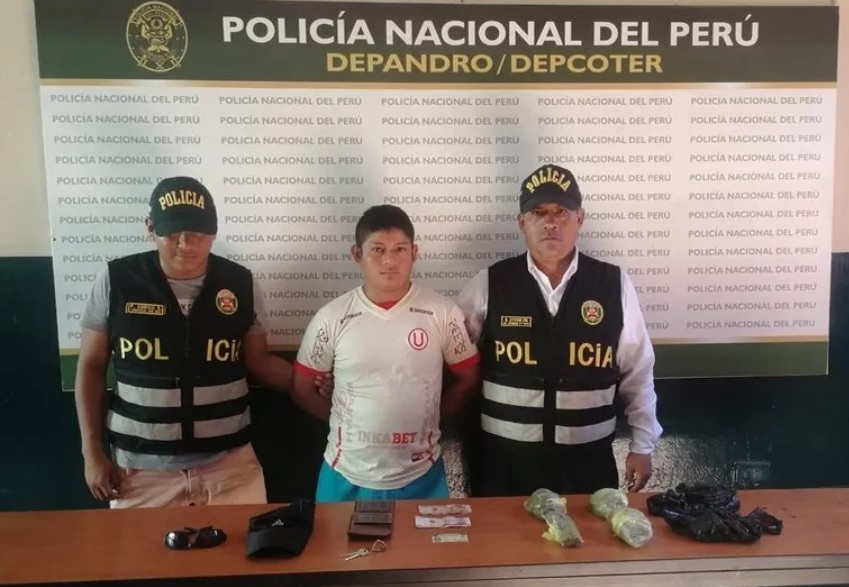 Capturan a labajacho en posesion de marihuana Personas en una judialiacion