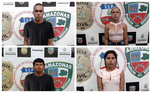 Homicidio de policial colombiano Quatro pessoas fotografadas em caso de homicídio