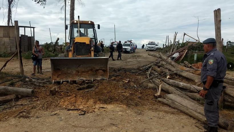 Policia Militar do Amazonas deflagrou uma operação Invasao Monte Horebe