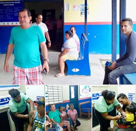 Prefeito Saul em varias imagens