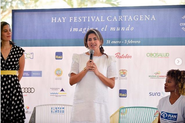 Maria Juliana Ruiz en intervencion en 
