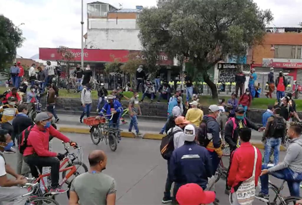 image for Manifestantes bloquearon sector de Yomasa