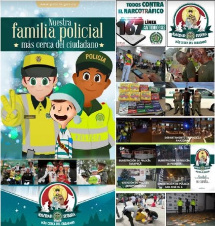 Imagenes de acciones policiales en Leticia