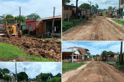 image for Terraplanagem nas ruas Frei Ciro Aprígio e José Maia 