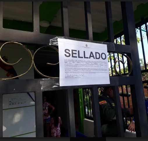 Establecimiento sellado 