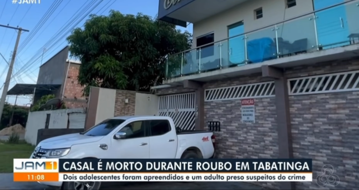 Casal de empresários é morto em Tabatinga image for Casal de empresários é morto em Tabatinga