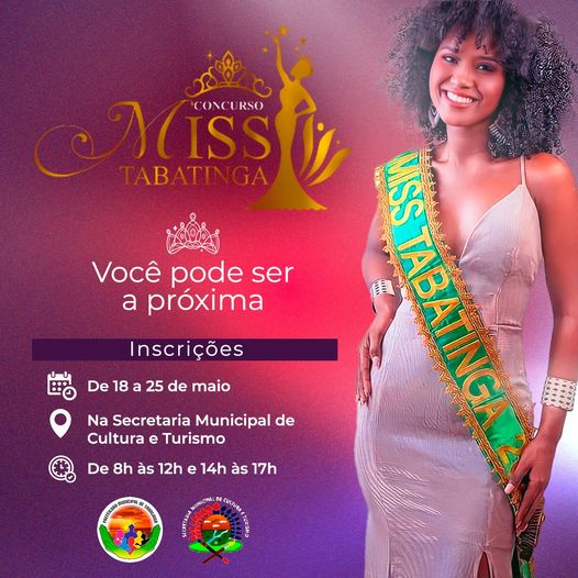 Inscrições para o Miss Tabatinga 2022 image for Inscrições para o Miss Tabatinga 2022