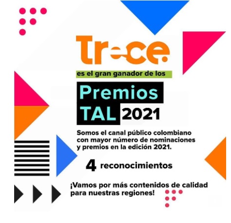 Cuatro galardones para el Trece en los Premios TAL 2021 image for Cuatro galardones para el Trece en los Premios TAL 2021