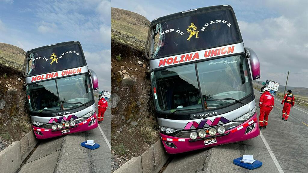 image for Despiste de bus Molina deja tres heridos