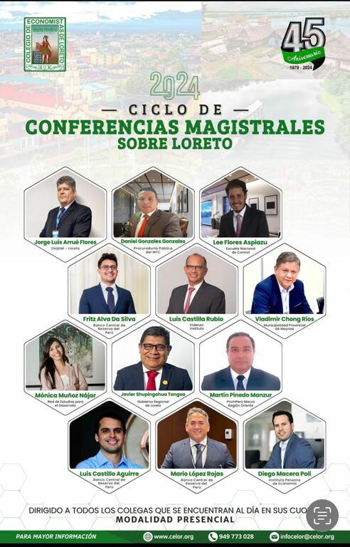 image for  Colegio de economistas de Loreto celebra aniversario