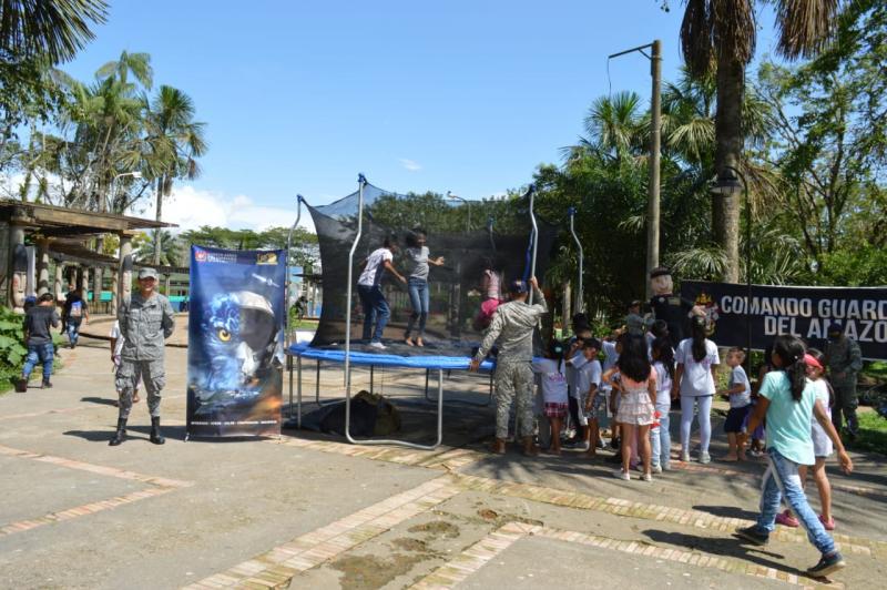 Jornada en contra del trabajo infantil es liderado por la FAC en el Amazonas