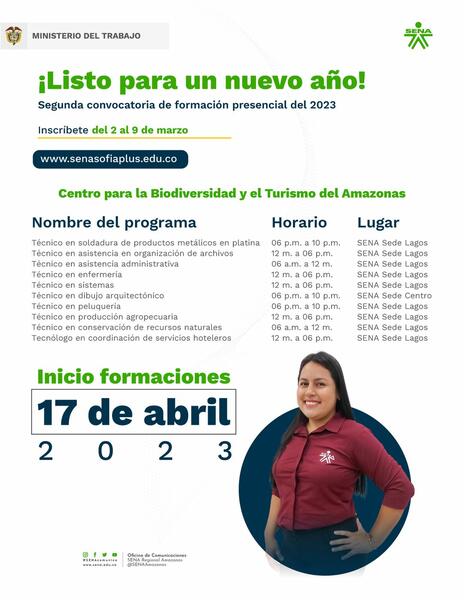 Inscripciones abiertas para la Oferta de Formación Presencial y a Distancia: cerca de 75.000 cupos 