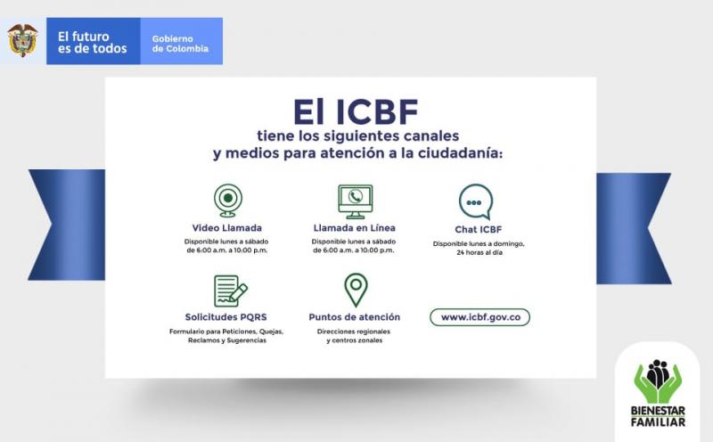 #ICBFesAmazonas | Canales de atención al ciudadano del ICBF