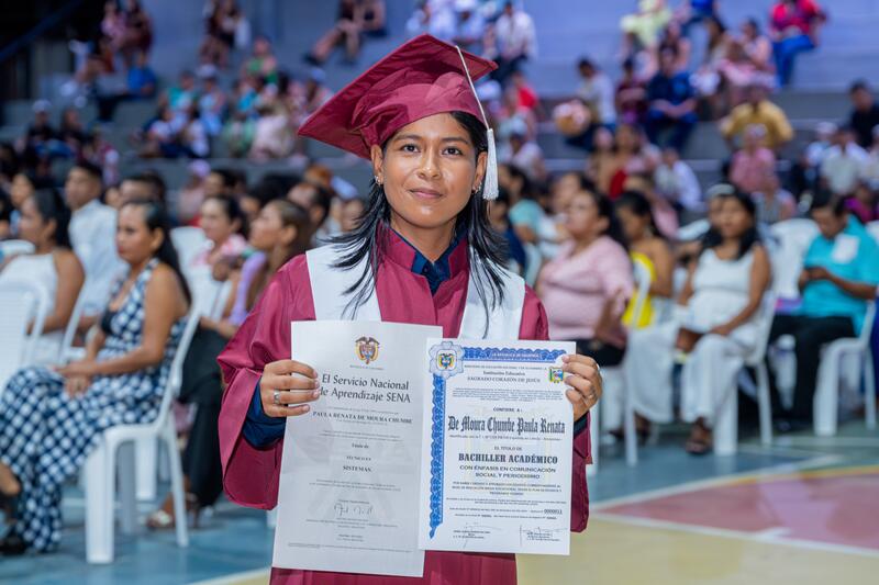 330 bachilleres del Amazonas se certificaron con el SENA y salieron con ventaja para recorrer el mundo laboral