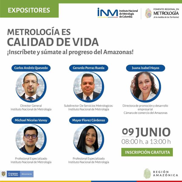 Foro Metrología es Calidad de Vida en Leticia el Jueves 9 de Junio