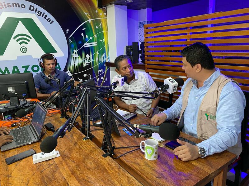 Entrevista al coordinador de la UGT Amazonas, Jair Montes en emisora Amazonía al Día