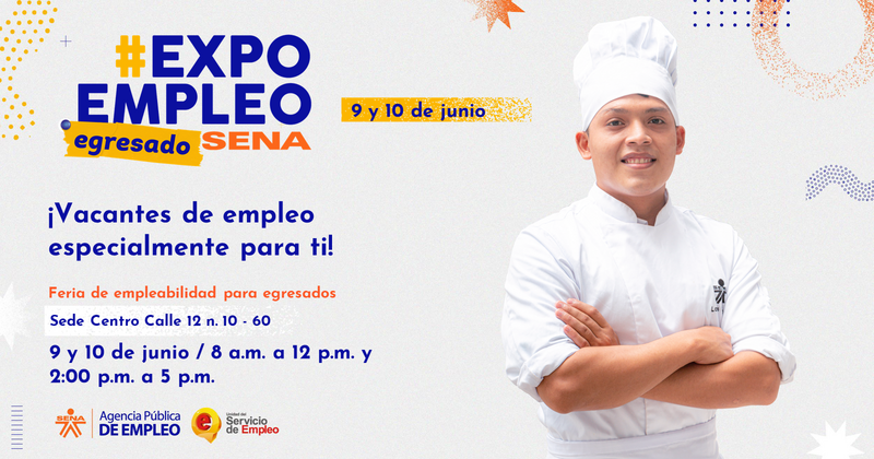 ExpoEmpleo Egresado SENA 2022:  20 mil vacantes en todo el país