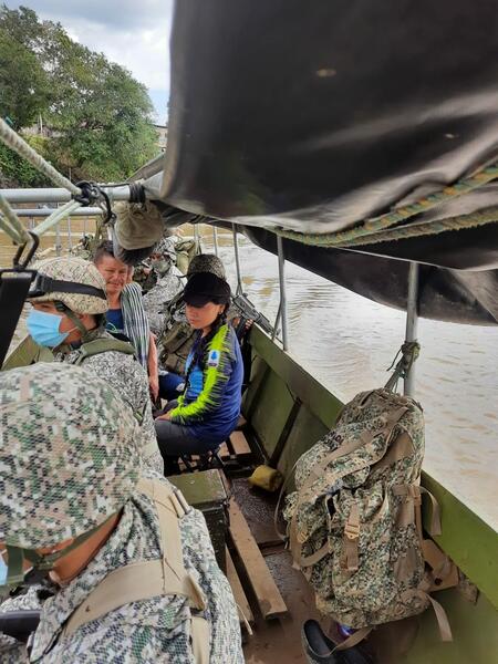 EJÉRCITO NACIONAL Y ARMADA DE COLOMBIA GARANTIZARON LA SEGURIDAD DE UN EXCOMBATIENTE EN EL PUTUMAYO