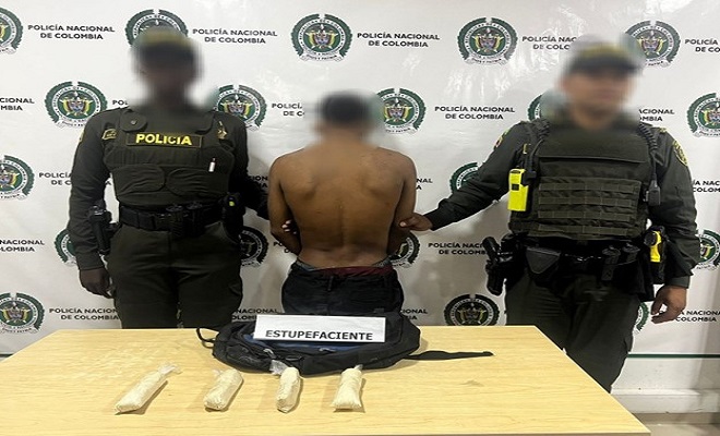 CON MÁS DE 400 GRAMOS DE COCAÍNA, FUE CAPTURADO UN HOMBRE EN EL MUNICIPIO DE LETICIA