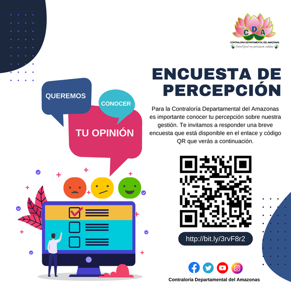 Queremos conocer tu opinión! Participa en nuestra encuesta de percepción