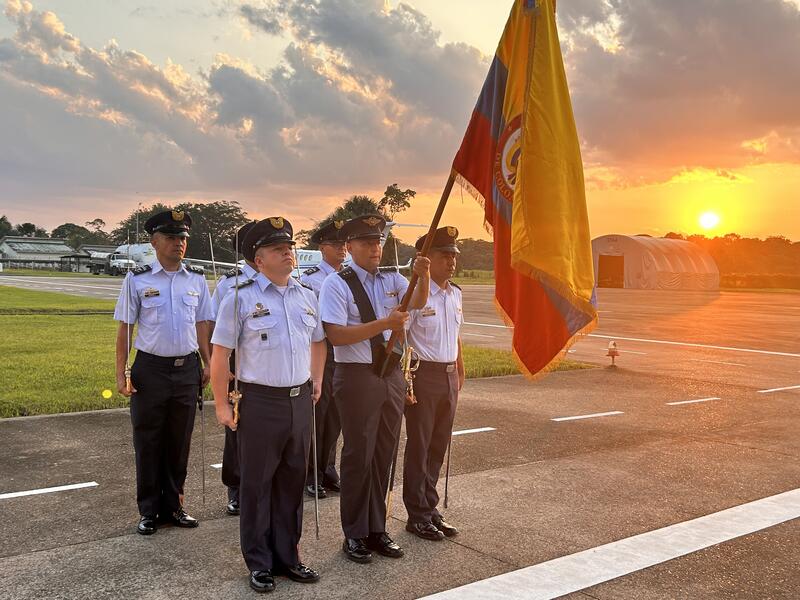 En imponente ceremonia militar, el Grupo Aéreo del Amazonas celebra su décimo tercer aniversario