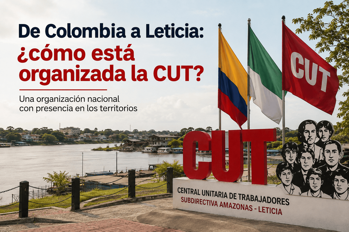  De Colombia a Leticia: ¿cómo está organizada la CUT?