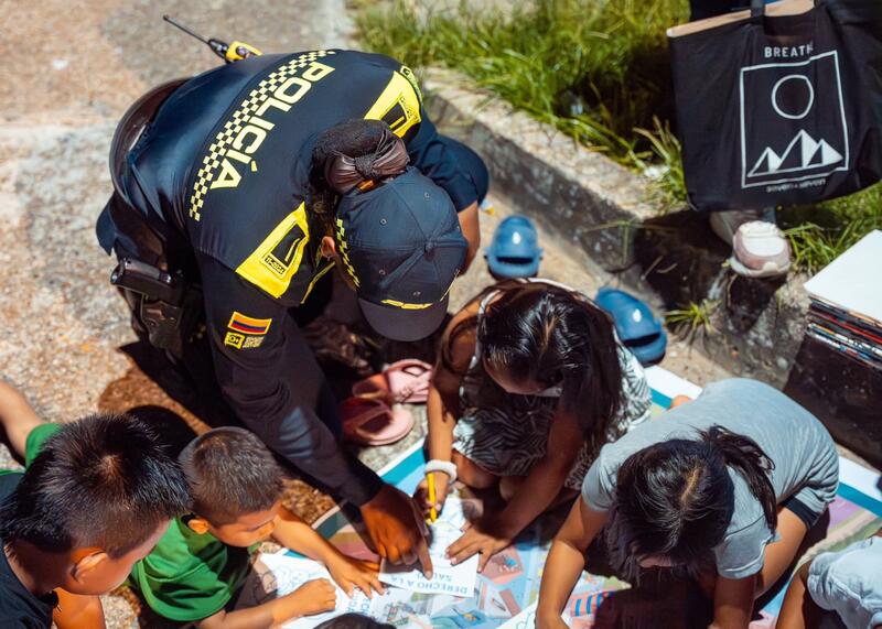 Bajo el liderazgo del señor coronel Santiago Garavito Aránzazu comandante del departamento de policía amazonas, se fortalece la seguridad en Leticia amazonas 