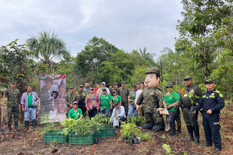 Policía Nacional fortalece la preservación del ecosistema en Amazonas