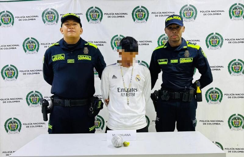 Policía Nacional captura a ciudadano por tráfico de estupefacientes en Leticia