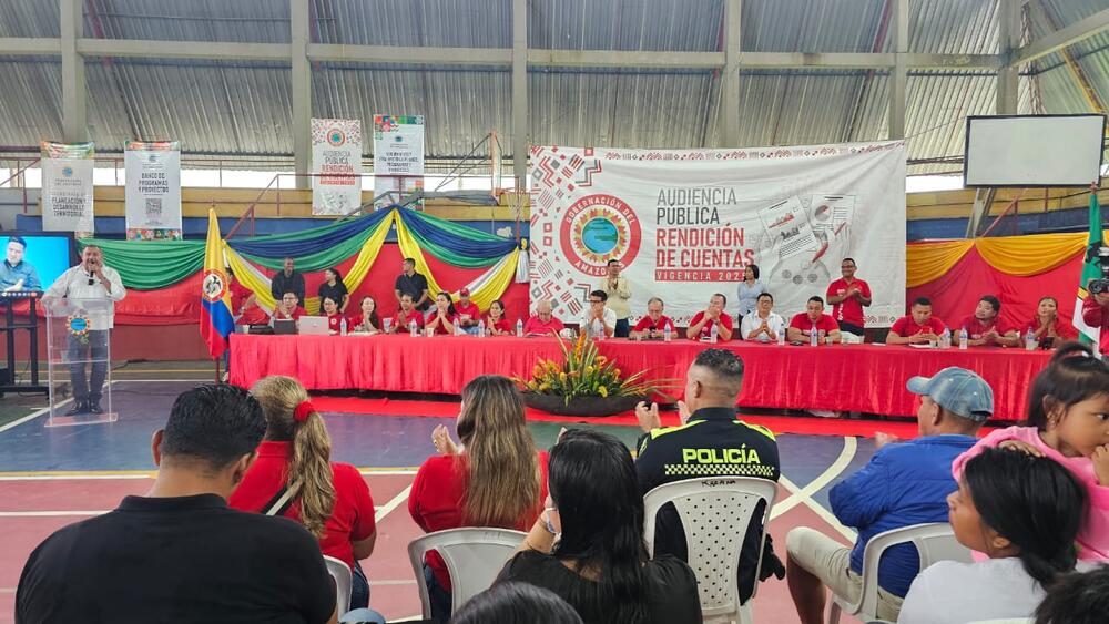 La Policía Amazonas acompañó la segunda Audiencia Pública de Rendición de Cuentas de la Gobernación