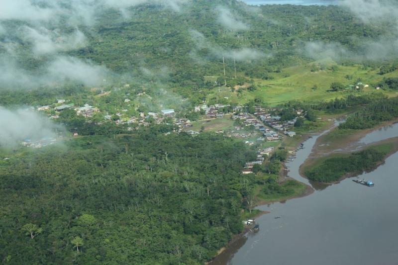 Incendian escuela de comunidad Indigena Tikuna