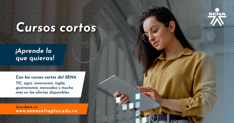 Potencie su perfil profesional con los cursos cortos virtuales del SENA