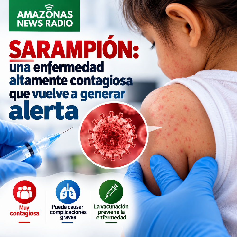 Sarampión: una enfermedad altamente contagiosa que vuelve a generar alerta