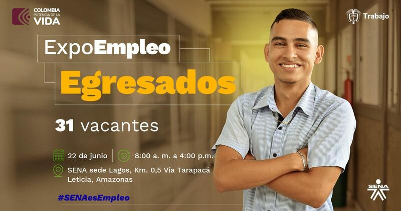 😎 🤩 Este jueves 22 de junio te esperamos en ExpoEmpleo Egresados SENA ✅