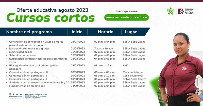 🌬️ 🪁 Llega Agosto... Mes del viento, mes de las cometas y mes de los #CursosCortosSENA del SENA Amazonas 😎