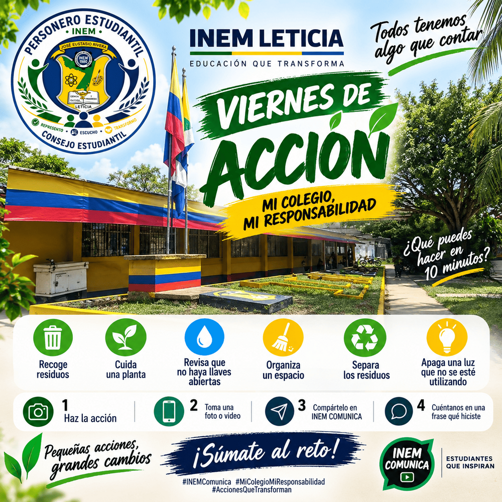 Viernes de Acción: Mi colegio, mi responsabilidad