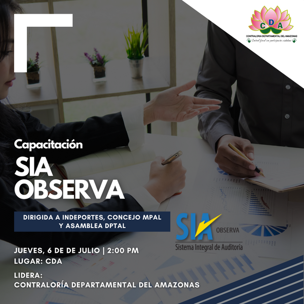 Jornada de capacitación de SIA OBSERVA ✅