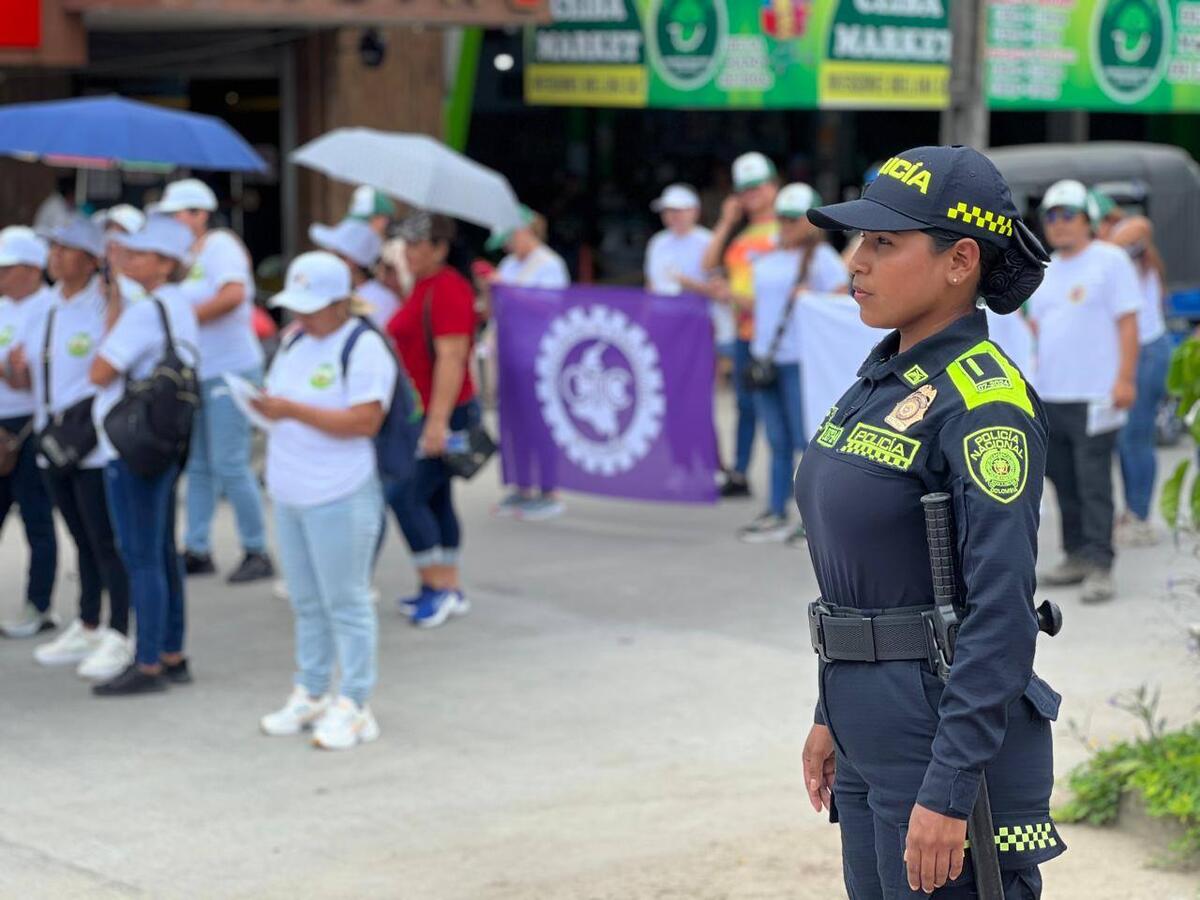 Policía Nacional garantiza la seguridad y el ejercicio de los derechos ciudadanos en este 1 de mayo