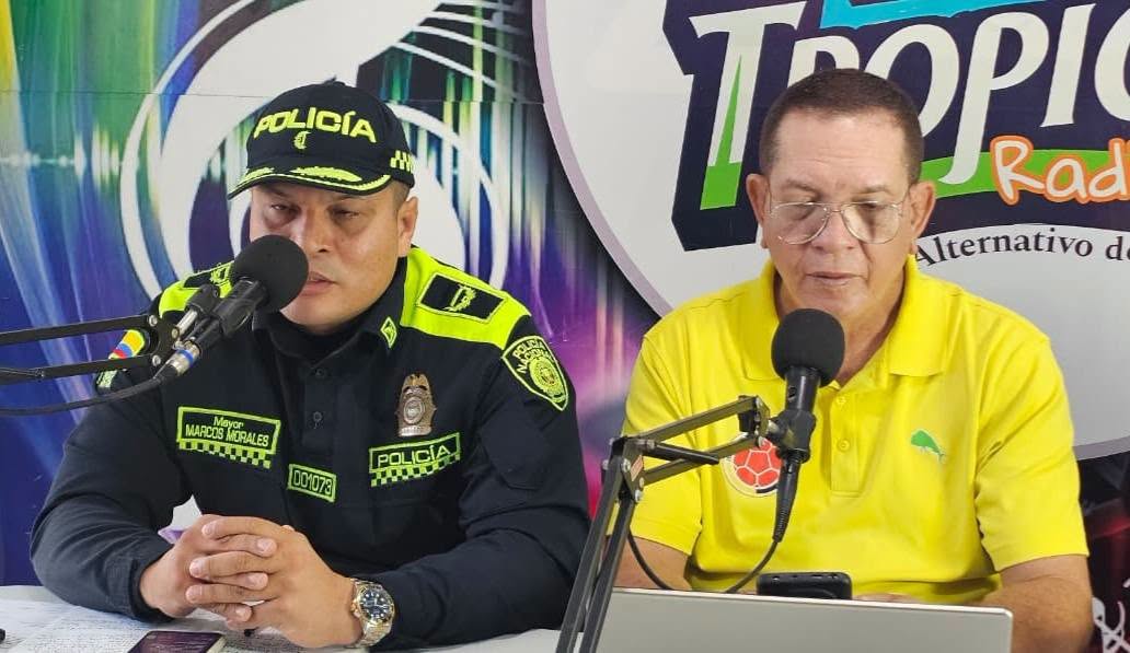 Comandante de la estación de Policía de Leticia presentó balance de seguridad en programa radial institucional Comandante de la estación de Policía de Leticia presentó balance de seguridad en programa radial institucional