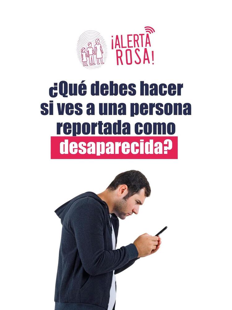 Policía Nacional en el Amazonas invita a la comunidad a conocer y hacer uso oportuno de la Alerta Rosa