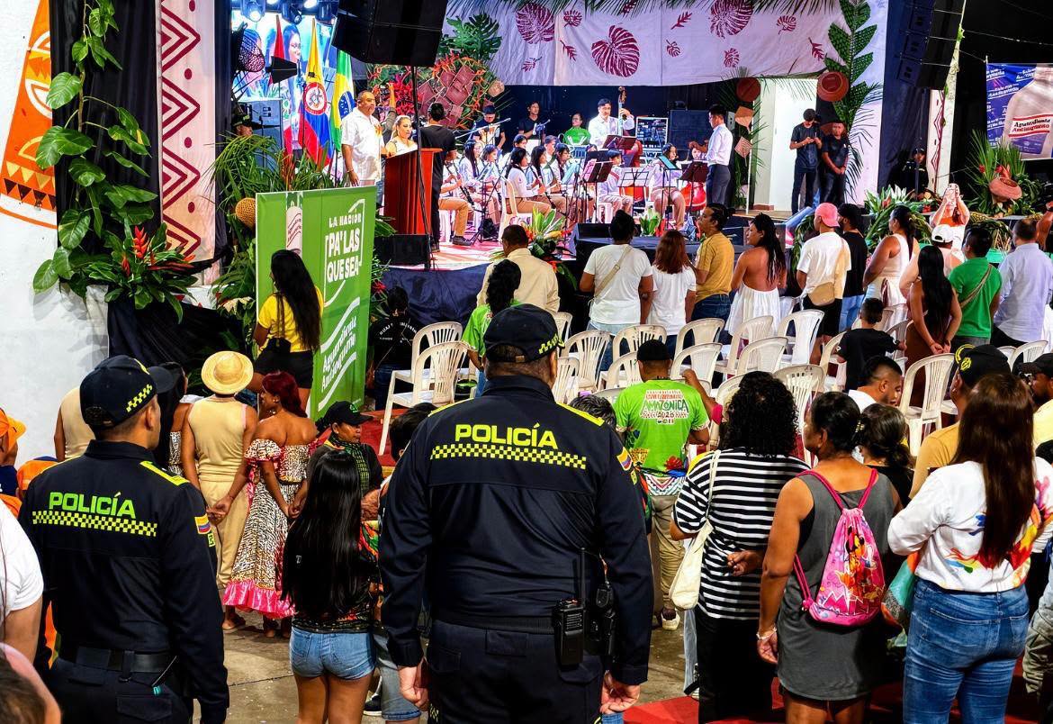 Policía Nacional fortalece la seguridad durante el Festival Internacional de la Confraternidad Amazónica 2026