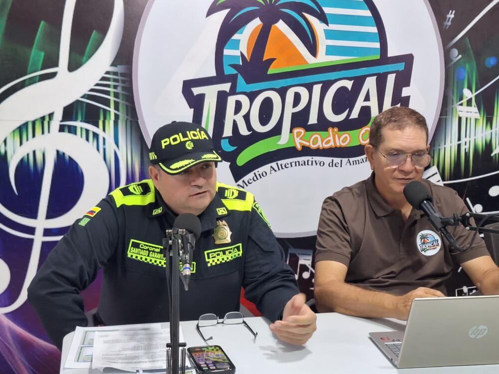 La Policía Nacional en el Amazonas presenta balance de seguridad