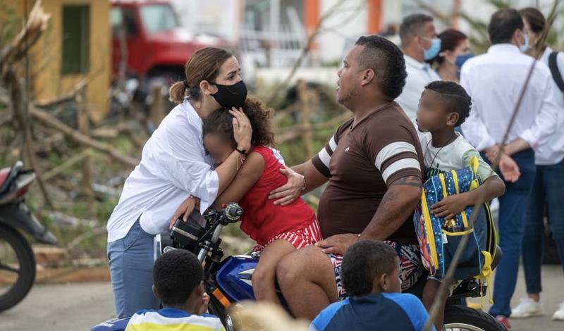 Gobierno nacional ha evacuado desde Providencia más de 300 niños y niñas para reencontrarse con sus familias en San Andrés