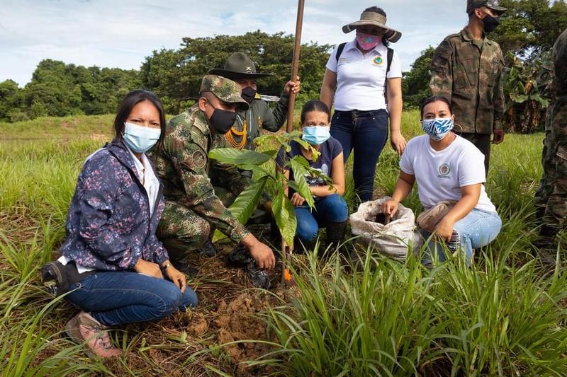 Se adelantó una jornada de “siembra y adopta un árbol