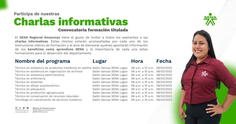 🤔🧐 ¿Quieres inscribirte en nuestra convocatoria de formación pero todavía no sabes cual opción elegir? ¡Aclara todas tus dudas en nuestras charlas informativas! 